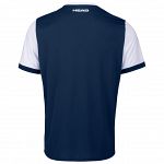 Head Davies T-Shirt Boys Dark Blue / White